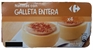 CARREFOUR Natillas con galleta entera.