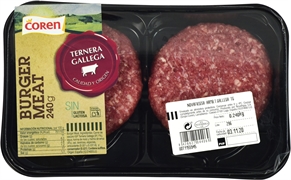 COREN BURGER MEAT, TERNERA GALLEGA