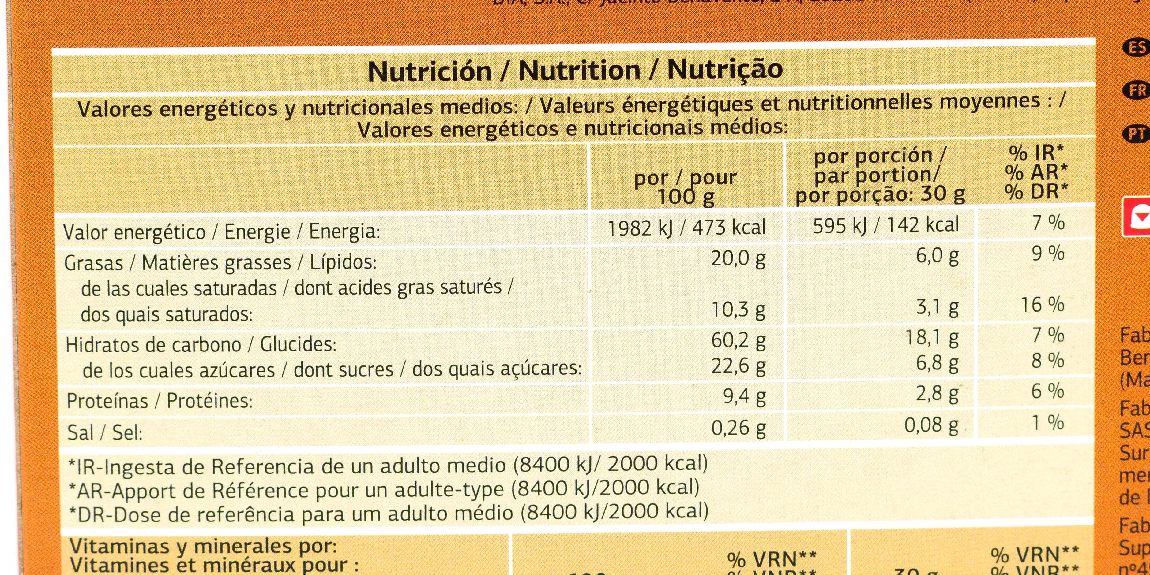 DIA MUESLI CHOCOLATE NEGRO.