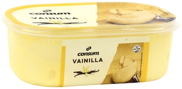 CONSUM VAINILLA. SIN GLUTEN.