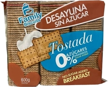 FAMILY BISCUITS Tostada 0% azúcares añadidos