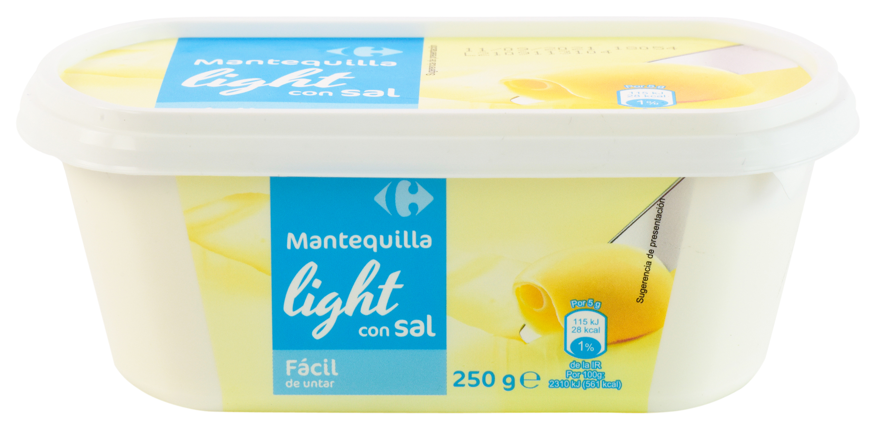 MANTEQUILLA LIGHT CON SAL