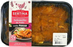 SERTINA SOLOMILLO DE POLLO ESTILO PERSIAN