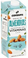 CONSUM Bebida de amendras enriquecida con vitaminas A, D Y E