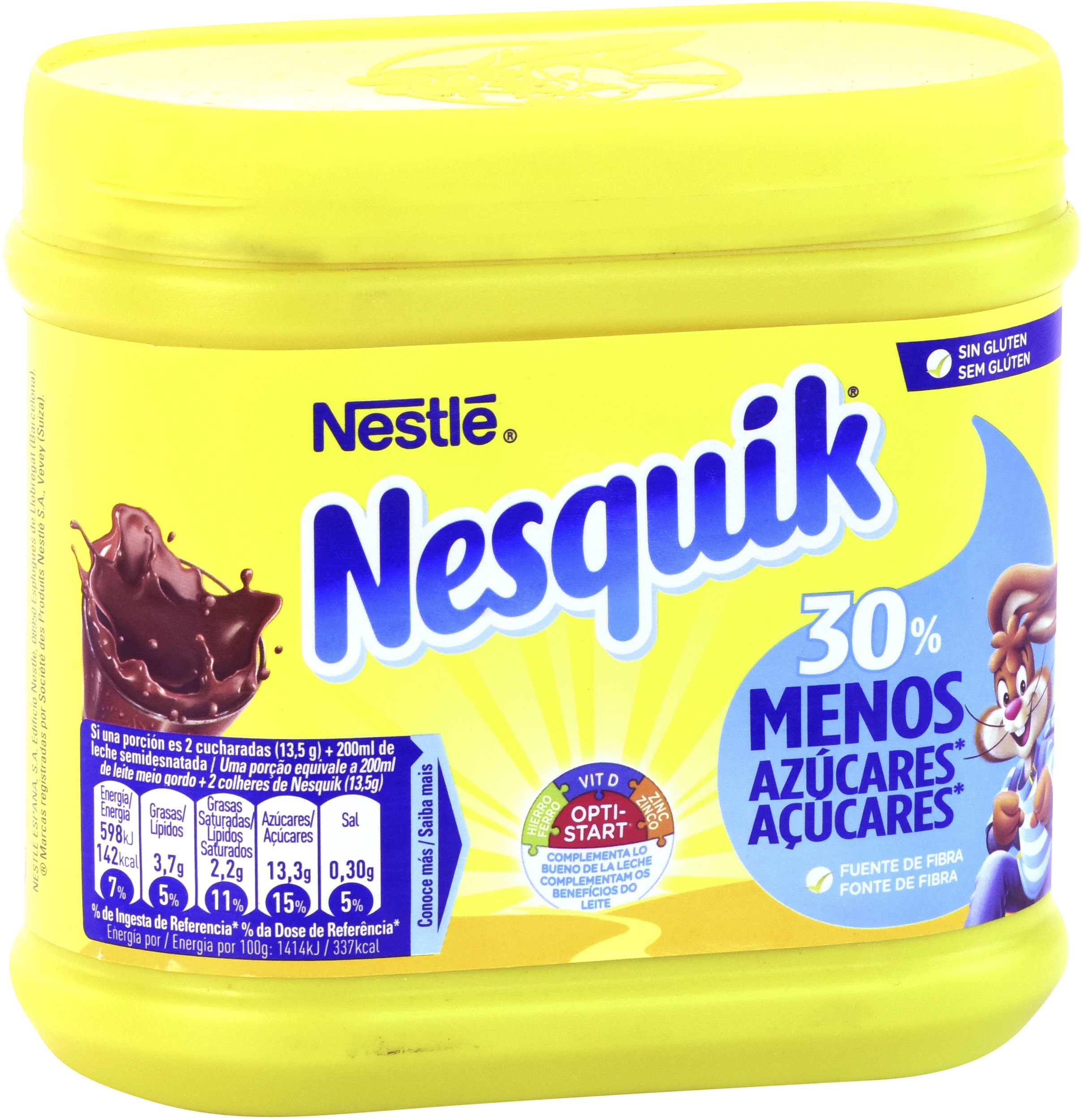 NESTLÉ NESQUIK 30% MENOS DE AZÚCAR