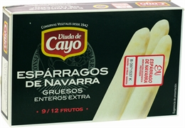 VIUDA DE CAYO ESPÁRRAGO DE NAVARRA GRUESOS ENTEROS EXTRA 9/12