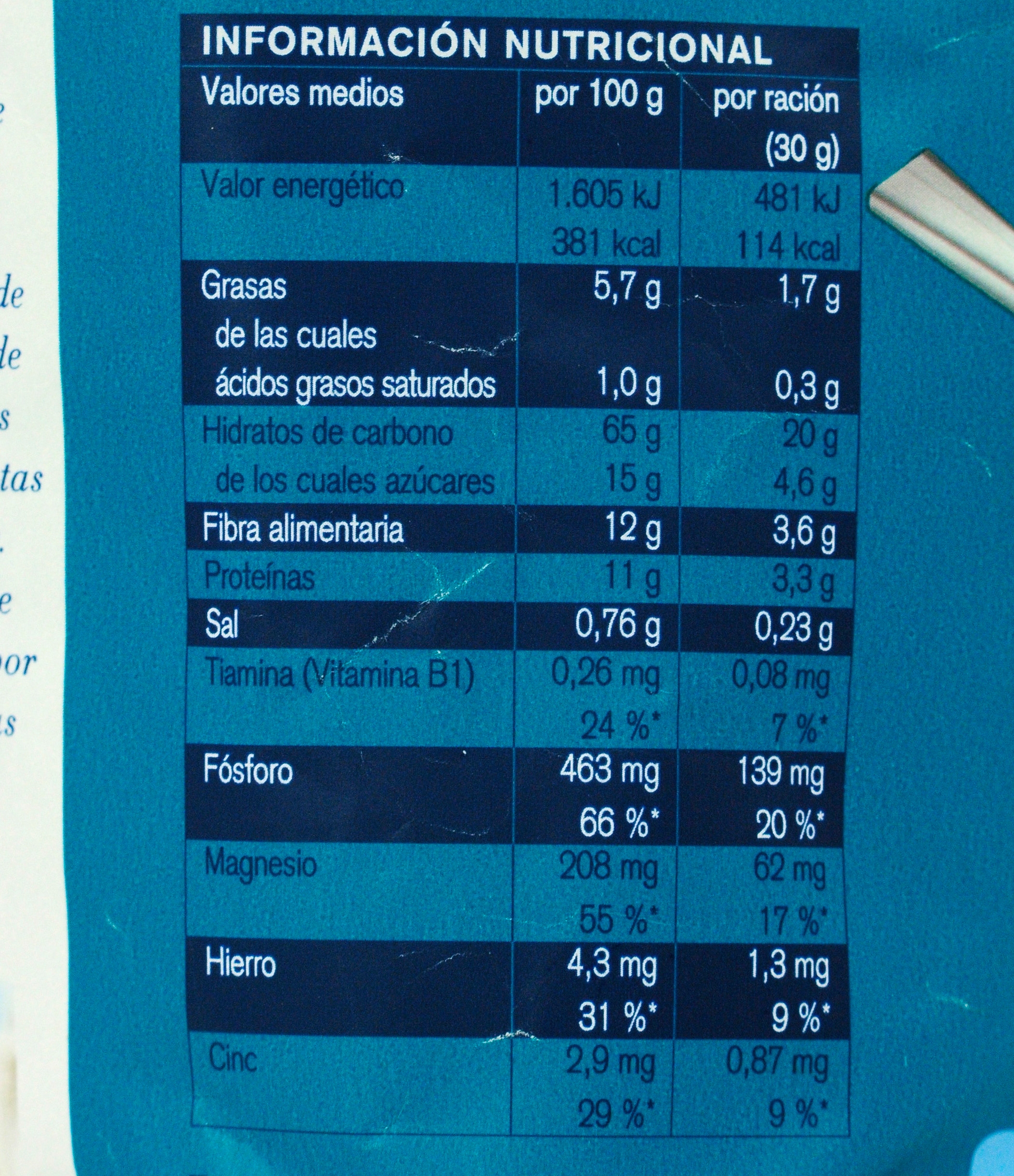 KOLLN ALMOHADILLAS CRUJIENTES DE AVENA.