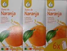 PRODUCTO ECONÓMICO (ALCAMPO) Zumo de naranja
