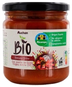 AUCHAN BIO (ALCAMPO) SALSA DE TOMATE CON CÚRCUMA Y JENGIBRE