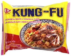 KUNG-FU Pasta oriental sabor a ternera al curry