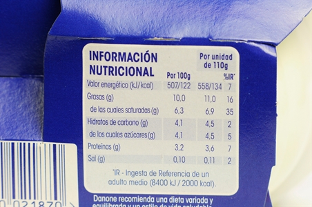 OIKOS (DANONE) YOGUR GRIEGO.