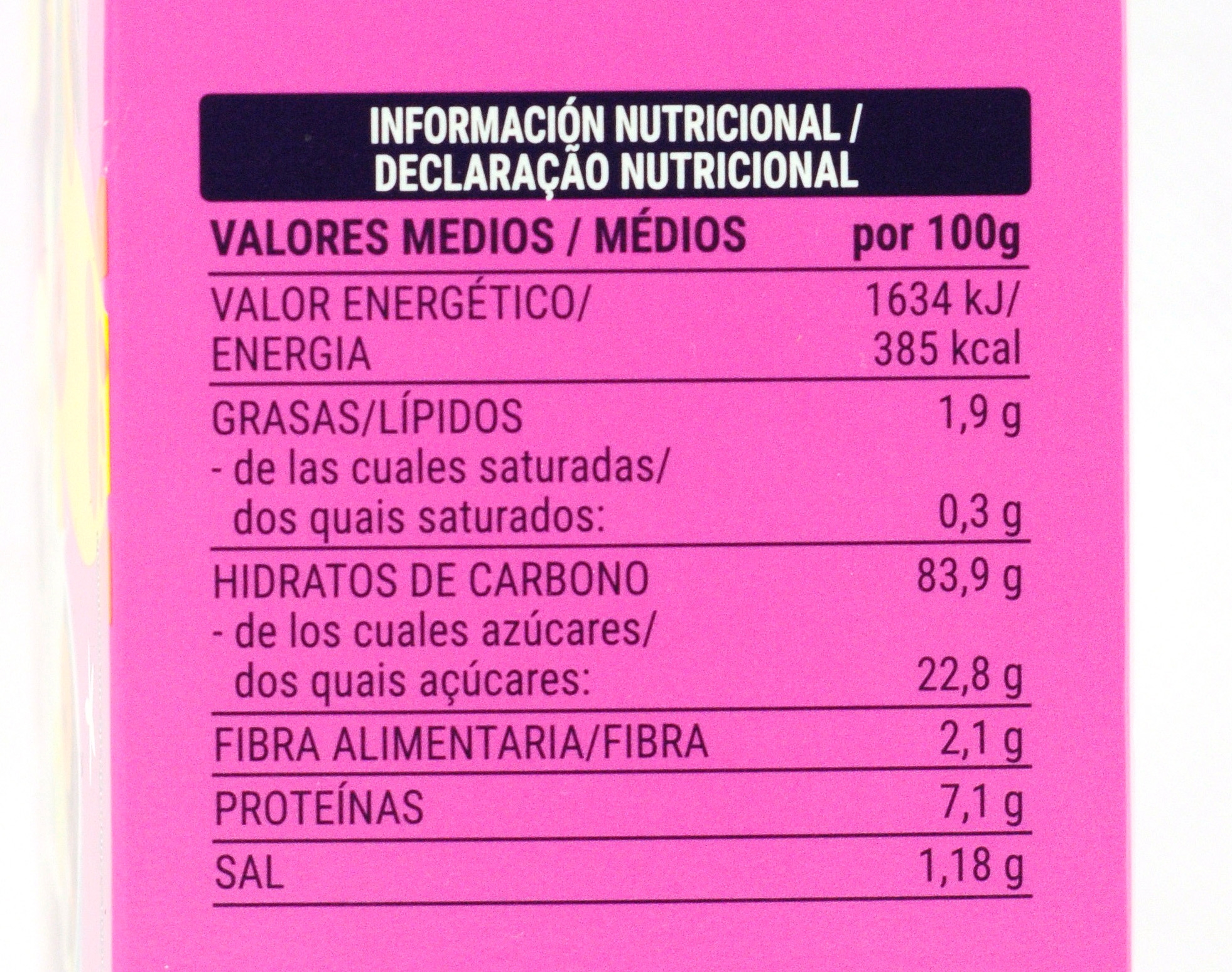 HACENDADO (MERCADONA) COLORS.