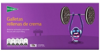 EL CORTE INGLÉS Galletas rellenas de crema