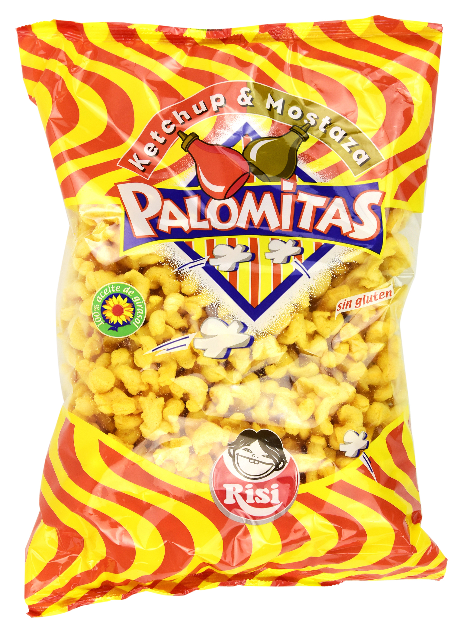 PALOMITAS KETCHUP Y MOSTAZA