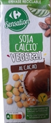 CARREFOUR SENSATION SOJA CALCIO VEGETAL AL CACAO