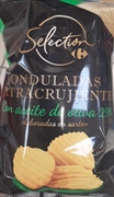 CARREFOUR SELECTION ONDULADAS EXTRACRUJIENTES CON ACEITE DE OLIVA ELABORADAS EN SARTÉN