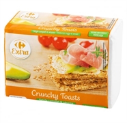 CARREFOUR EXTRA Tostadas crujientes centeno integral & sésamo