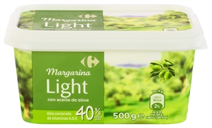 CARREFOUR Margarina light con aceite de oliva