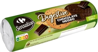 CARREFOUR SENSATION DIGESTIVE CHOCOLATE NEGRO