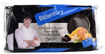 BICENTURY TORTITA CHOCOLATE NEGRO, NARANJA Y FLOR DE AZAHAR
