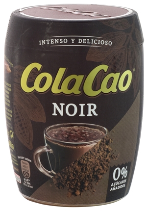 ingredientes cola cao noir